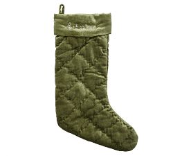 Shiny Velvet Quilted Stockings