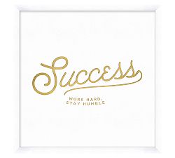 Success Framed Print