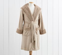 Teddy Faux Fur Trim Robes