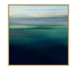 Blurred Skies Hand Embellished Framed Canvas Print