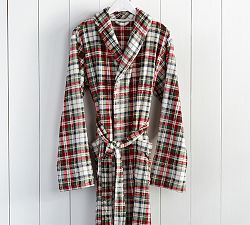 Denver Plaid Plush Robe