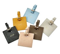 Emery Leather Luggage Tag