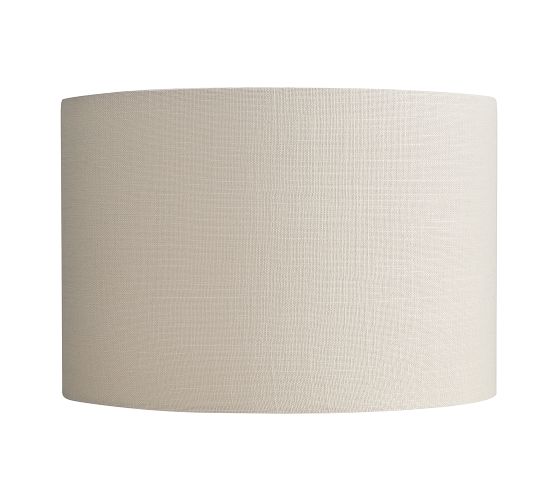 Gallery Textured Linen Straight-Sided Lamp Shade - Thumbnail 2