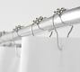  Stainless Steel Shower Curtain Rings - Set of 12