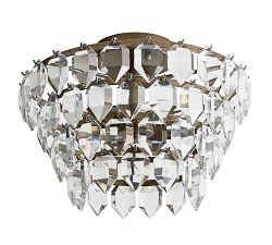 Alma Crystal Flush Mount (14")