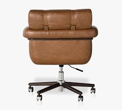 Illiana Leather Swivel Desk Chair