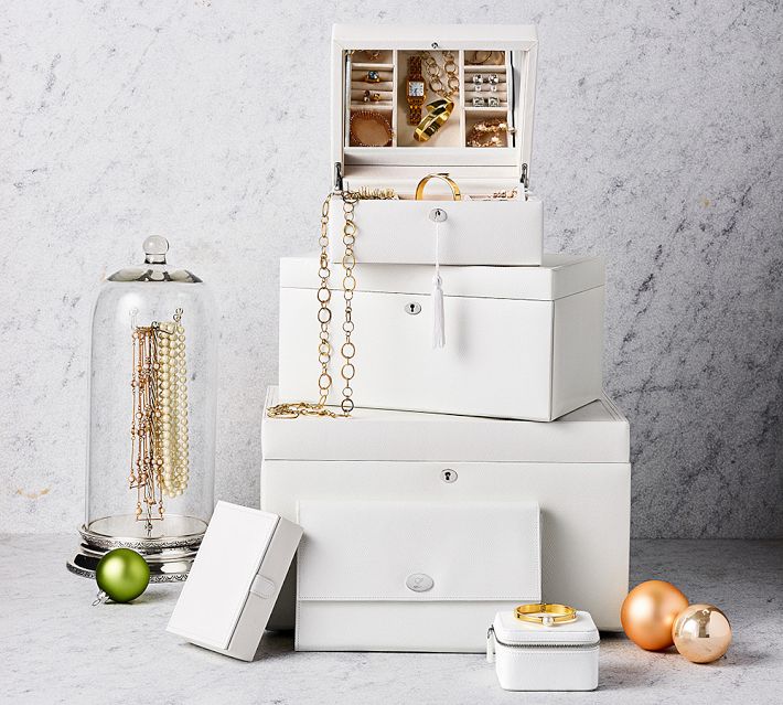 Mckenna Personalized Jewelry Armoire | Pottery Barn