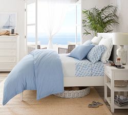 Seahorse Print Percale Sheet Set