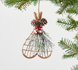 Snowshoes with Berries Ornament
