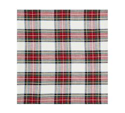 Stewart Plaid Cotton Table Throw