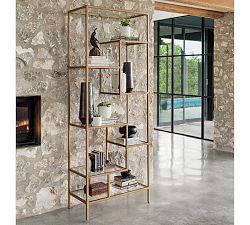 Monsarrat Glass Etagere Bookcase (31.5")