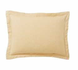 Open Box: Belgian Flax Linen Sham, Standard Set of 3 - Daffodil