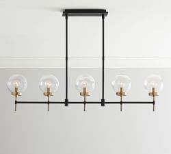 Open Box: Camryn Metal Linear Chandelier