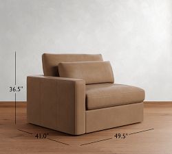 Build Your Own Westwood Square Arm Deep Seat Leather Sectional