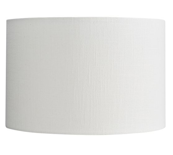 Gallery Textured Linen Straight-Sided Lamp Shade