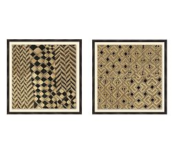 Global Tapestry Framed Canvas