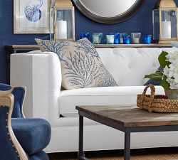 Layered Coral Embroidered Pillow Cover