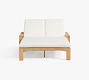 Malibu Teak Outdoor Double Chaise Lounge