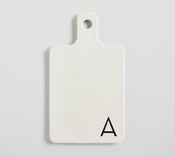 Mason Alphabet Ceramic Cheese &amp; Charcuterie Board