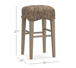 Seagrass Backless Counter Stool