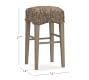 Seagrass Backless Counter Stool