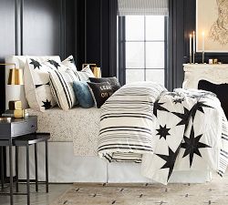 The Emily &amp; Meritt Band Stripe Cotton Duvet Cover &amp; Shams