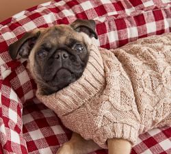 Buffalo Check Lounger Pet Bed - Red