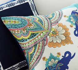 Elephant Scarf Print Pillow Cover