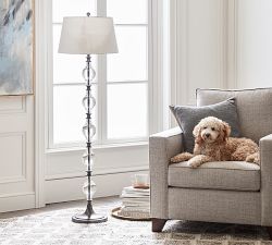 Marston Crystal Floor Lamp (60")