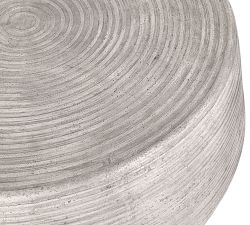 Mays Concrete Round Outdoor Coffee Table (37")