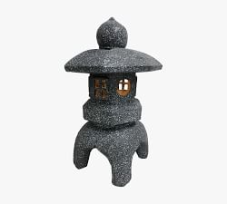 Pagoda Solar Light Turnip Garden Object