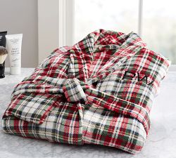 Denver Plaid Plush Robe