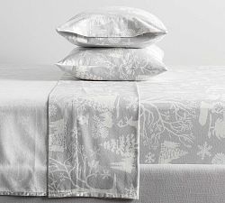 Frosted Forest Organic Flannel Sheet Set