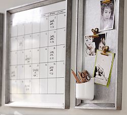 Galvanized System Magnetic Clipboard