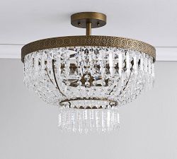 Scarlett Crystal Flush Mount (19")