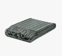 Busto Textured Striped Throw