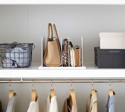 Two Level Bag Organizer Stand - Set of 4