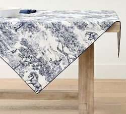 Brandon Maxwell Groveland Toile Reversible Table Throw