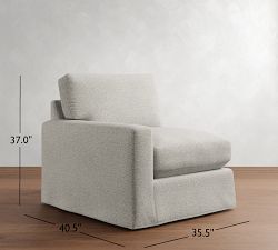 Build Your Own PB Comfort Modern Square Arm Slipcovered Sectional