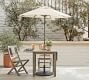 Indio Eucalyptus Drop Leaf Outdoor Dining Table (31")