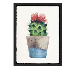Potted Cacti Paper Print