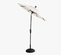 6' Round Outdoor Patio Umbrella &ndash; Rustproof Aluminum Tilt Frame