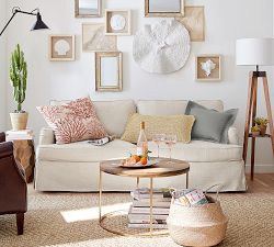 Fan Coral Applique Pillow Cover