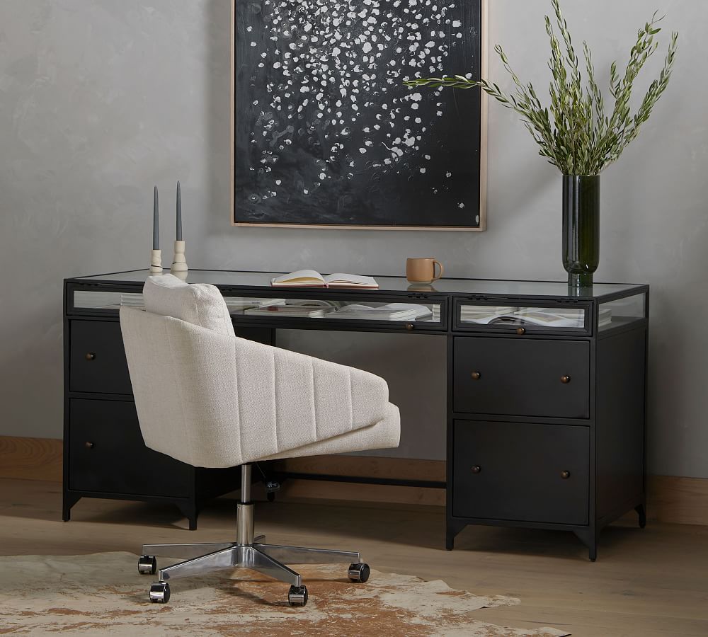 Harmon Executive Desk (70") by Pottery Barn