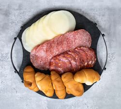 Modern Rustic Round Serving Tray