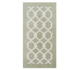 Scroll Tile Jacquard Beach Towel