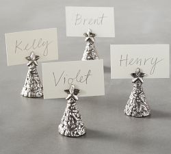 Silver Tree Place Card Holder, Set of 4