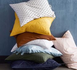 The Emily &amp; Meritt Garment Dyed and Triple Washed Organic Cotton Sham