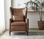 Champlain Square Arm Leather Recliner