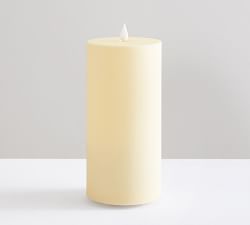 Classic Flickering Flameless Outdoor Pillar Candles
